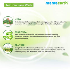 Mamaearth Tea Tree Face Wash with Neem for Acne and Pimples