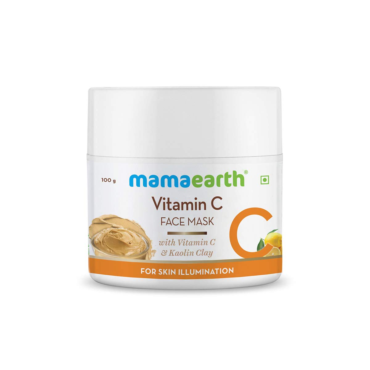 Mamaearth Vitamin C Face Mask With Vitamin C and Kaolin Clay 100g