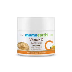 Mamaearth Vitamin C Face Mask With Vitamin C and Kaolin Clay for Skin Illumination 100g