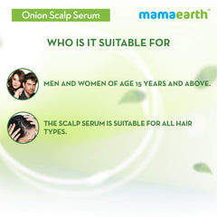 Mamaearth Onion Scalp Serum with Onion and Niacinamide for Healthy Hair Growth 50ml