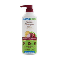 Mamaearth Onion Shampoo with Onion and Plant Keratin for Hair Fall Control