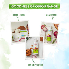 Mamaearth Onion Hair Mask For Hair Fall Control With Onion Oil and Organic Bamboo Vinegar 200ml