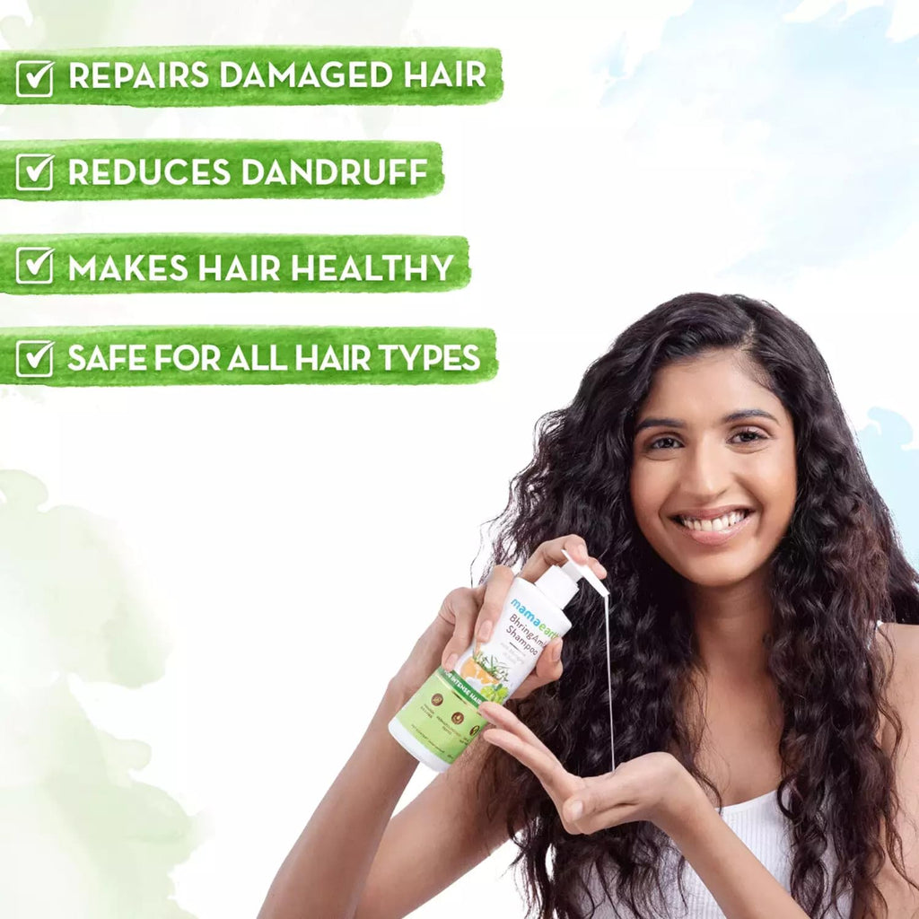 Mamaearth BhringAmla Shampoo with Bhringraj and Amla 250ml