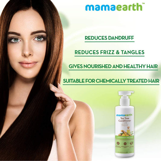 Mamaearth Anti Dandruff Conditioner With Tea Tree & Ginger Oil For Dandruff Free Hair 250ml