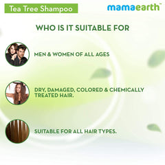 Mamaearth Tea Tree Anti Dandruff Shampoo With Tea Tree & Ginger Oil 250ml