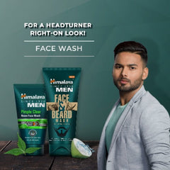 Himalaya Herbal Ayurvedic Personal Care Men Pimple Clear Neem Fast And Strong Action On Pimples Face Wash Liquid