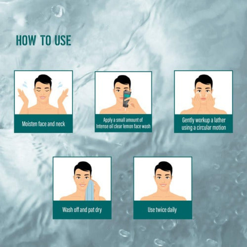 Himalaya Herbal Аюрведическая личная гигиена для мужчин, интенсивное масло, прозрачное лимонное, долговечное, безмасляное средство для умывания кожи лица