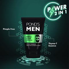 Pond's Men Energy Bright,Pimple Clear and Pollution Out Facewash 100g