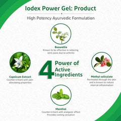 Iodex Power Gel Body Pain Expert With Natural Ingredients 30G