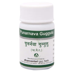 Dhanvantari Ayurvedic Punarnava Guggulu Nützlich bei Harnwegs- und Vataj-Krankheitstabletten
