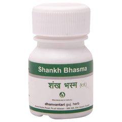 Dhanvantari Ayurvedic Shankh Bhasma Useful In Hyper Acidity,Abdominal Colic Pain,Calcium deficiency Powder