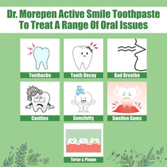 Dr Morepen Active Smile Enriches With 17 Powerful Herbs Toothpaste 100 Gm