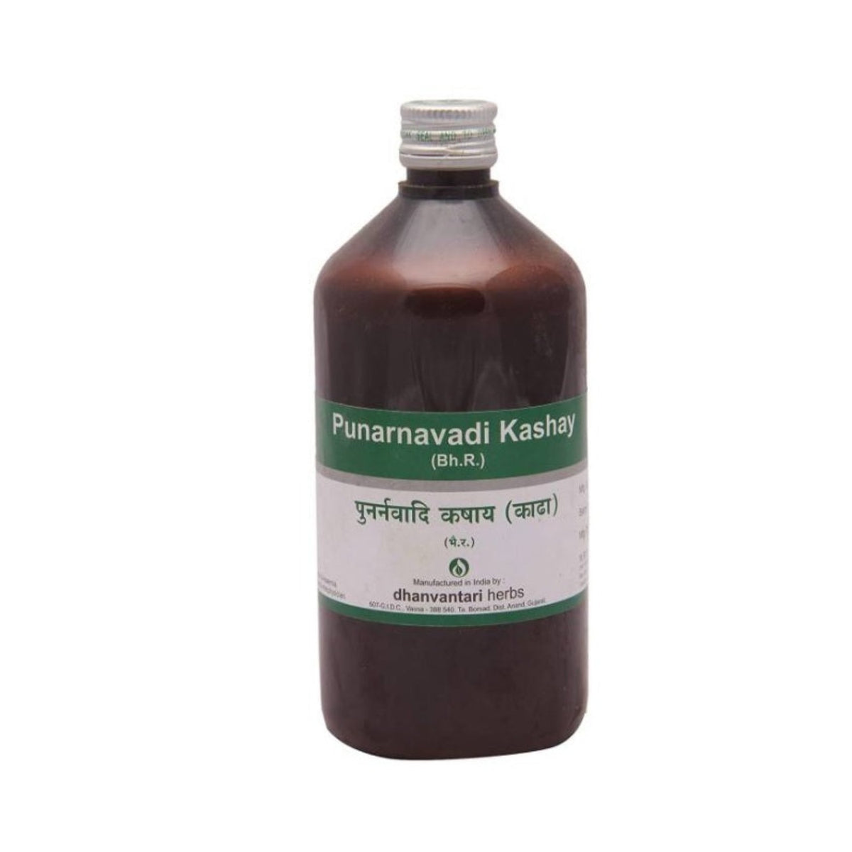 Dhanvantari Ayurvedic Punarnavadi Kashay Kadha Useful In All Types Of Information & Anaemia Liquid 450ml