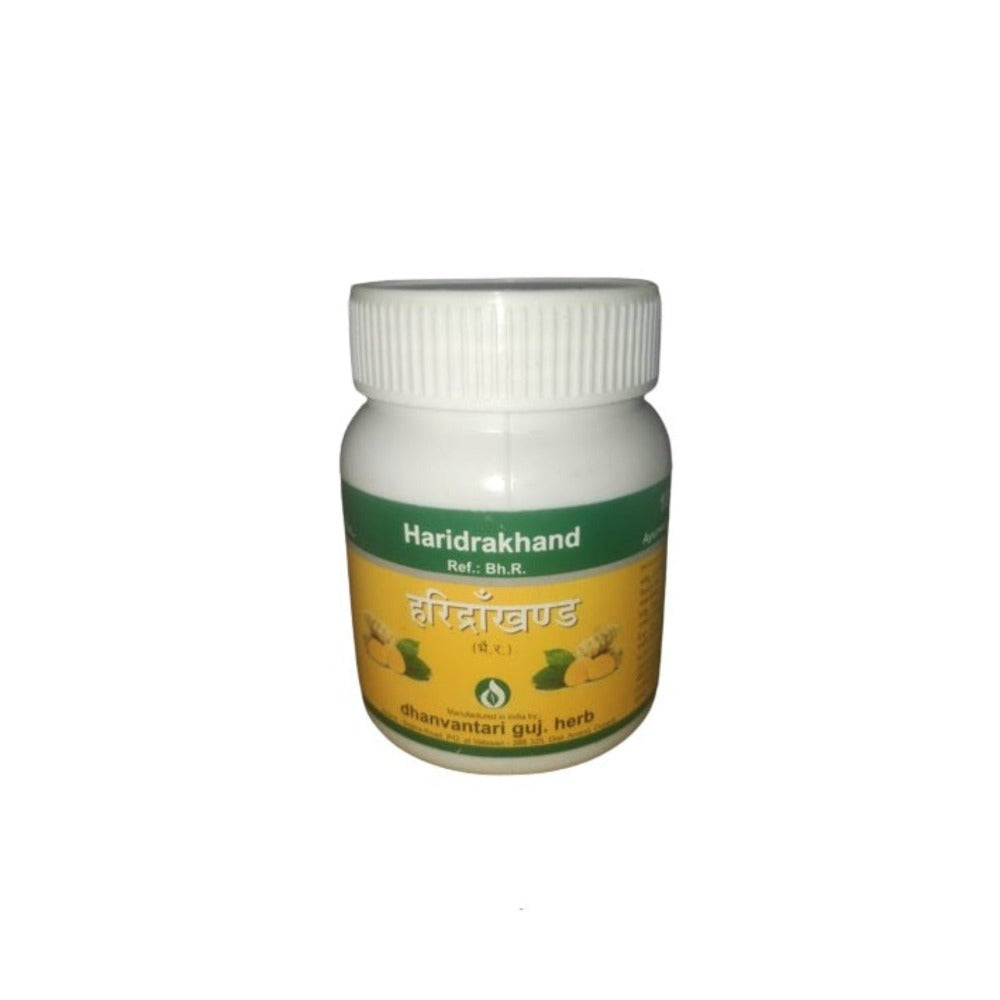 Dhanvantari Ayurvedic Haridrakhand Nützlich bei allergischen Hauterkrankungen Avleha 100g