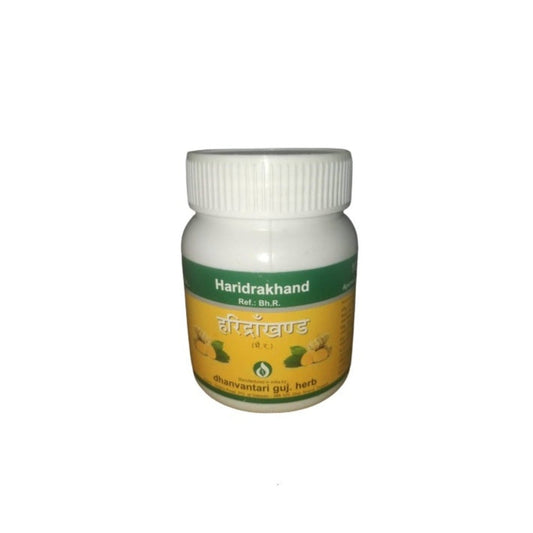 Dhanvantari Ayurvedic Haridrakhand Nützlich bei allergischen Hauterkrankungen Avleha 100g