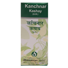 Dhanvantari Ayurvedic Kanchnar Kashay Nützlich bei Tumoren und Lymphadenitis Flüssigkeit