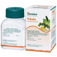 Himalaya Pure Herbs Травяной аюрведический трикату для здоровья пищеварительной системы, снимает расстройство желудка, 60 таблеток