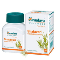 Himalaya Pure Herbs Women's Wellness Herbal Ayurvedic Shatavari Promotes Lactation 60 Tablets