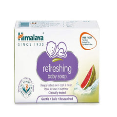 Аюрведическое освежающее мыло для ухода за ребенком Himalaya Herbal сохраняет кожу ребенка прохладной и свежей.