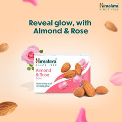 Himalaya Herbal Ayurvedic Personal Body Care Mandel &amp; Rose spendet Feuchtigkeit und kühlt die Hautseife