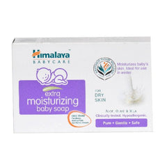 Himalaya Herbal Ayurvedic Extra Moisturizing Baby Care Gently Cleanses Without Causing Post-Bath Dryness Soap