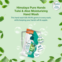 Himalaya Herbal Ayurvedic Personal Care Pure Hands Tulsi &amp; Aloe Moisturizing spendet Feuchtigkeit und verhindert übermäßige Trockenheit Handwäsche