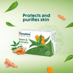 Himalaya Herbal Ayurvedic Personal Body Care Neem & Turmeric Cleanses And Purifies Skin Soap