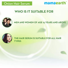 Mamaearth Onion Hair Serum with Onion and Biotin for Strong,Frizz-Free Hair 100ml