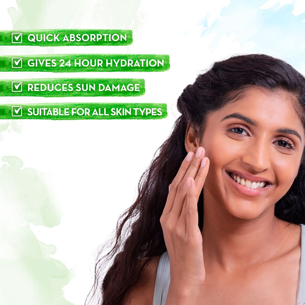 Mamaearth Ubtan Ultra Light Gel Oil Free Moisturizer with Turmeric and Saffron 200ml