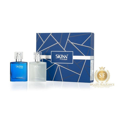 Skinn By Titan Raw And Verge Eau De Parfums für Männer EdP Parfümspray 25ml x 2 Stück