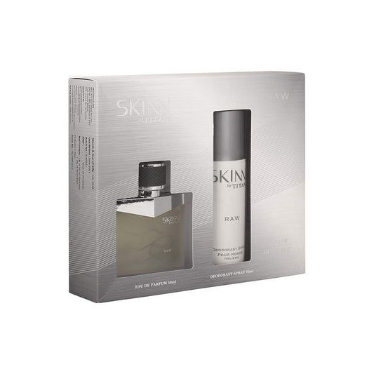 Skinn By Titan Men's Raw Coffret Liquid Men Parfümspray und Deodorant 125 ml