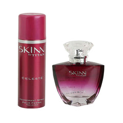 Skinn Celeste Coffret For Women 50ml Perfume Spray + 75ml Deodorant