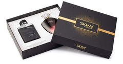 Skinn By Titan Fragrances Paar Nude und Steele, schwarzes Parfümspray, 100 ml (2 Stück)