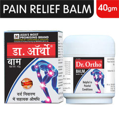 Dr Ortho Ayurvedic Pain Relief Relieving Balm For Joints Pain,Knee & Back Pain Balm 40g