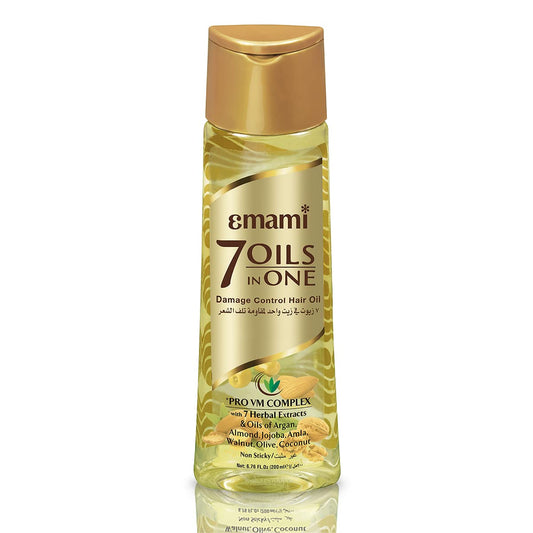 Emami 7 Öle in einem, nicht klebriges und nicht fettendes Haaröl, sulfatfrei, 200 ml