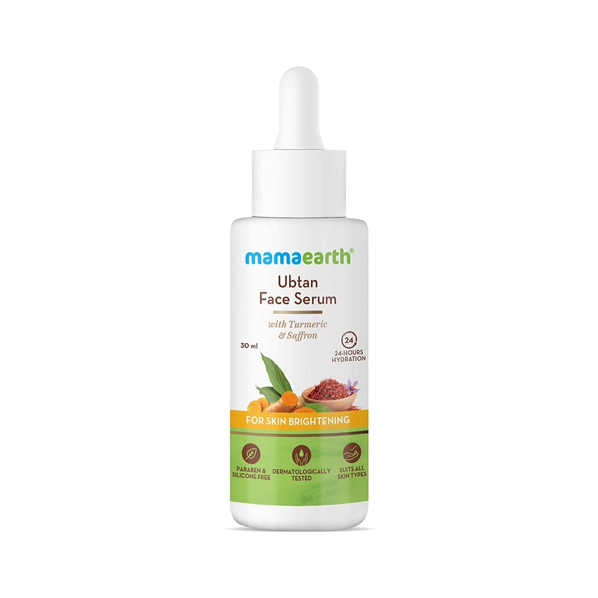 Mamaearth Ubtan Face Serum with Turmeric & Saffron for 30ml