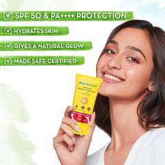 Mamaearth Beetroot Hydraful Sunscreen With Beetroot & Hyaluronic Acid 50g