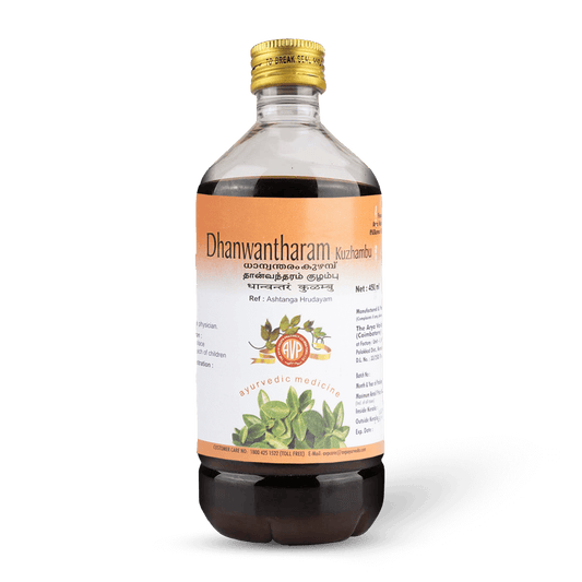 AVP Ayurvedic Dhanwantharam Kuzhambu Liquid Oil