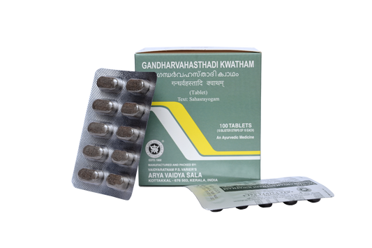 Kottakkal Ayurvedic Gandharvahastadi Kwatham 100 Tablets