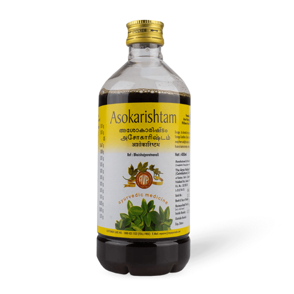 AVP Ayurvedic Asokarishtam Liquid 450ml