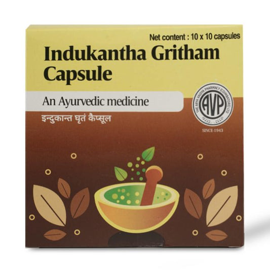 AVP Ayurvedic Indukantha Gritham Capsules