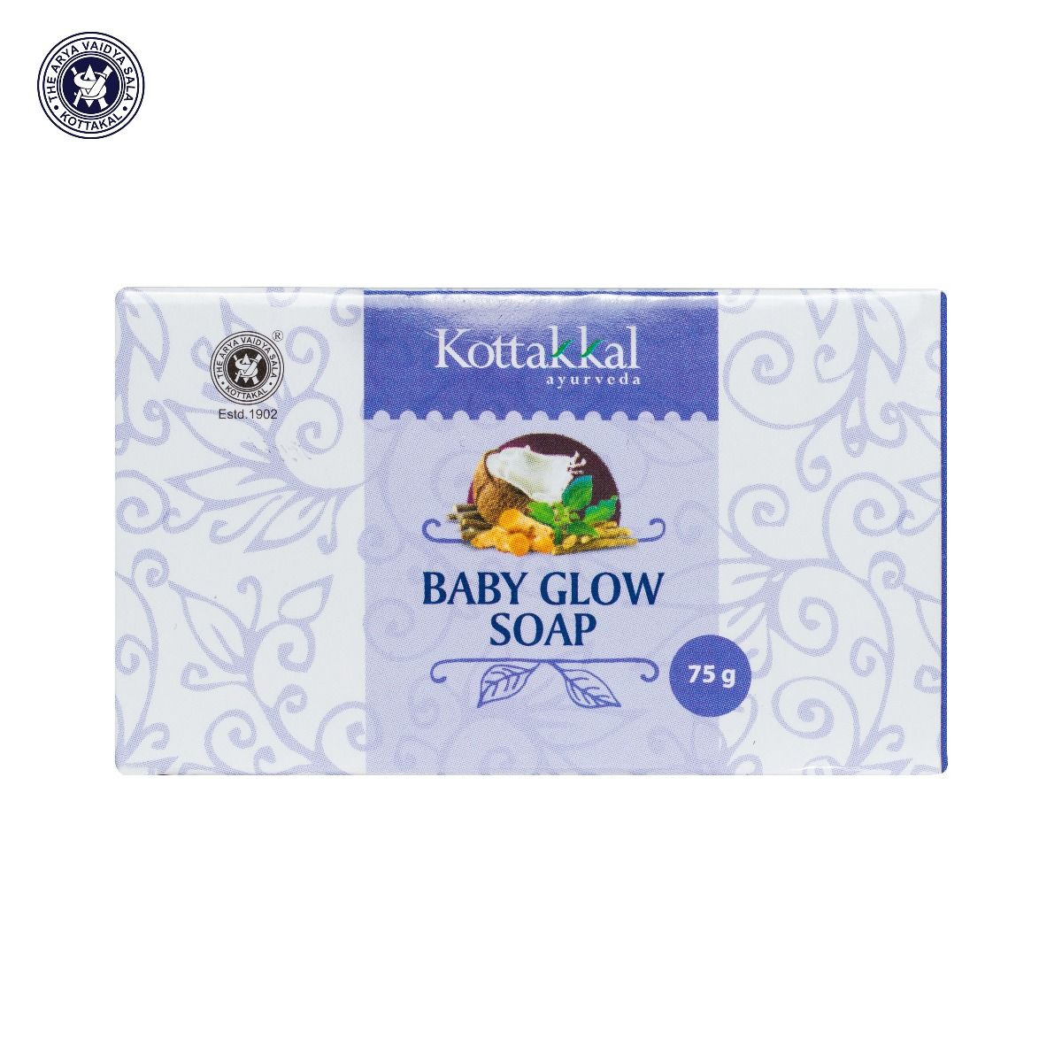 Kottakkal Ayurvedic Kottakkal Ayurveda Skin Care,Skin Protection & Baby Glow Soap 75g