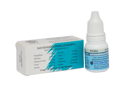 Kottakkal Ayurvedic Nayanamritham Kuzhampu Eye Drops 10ml