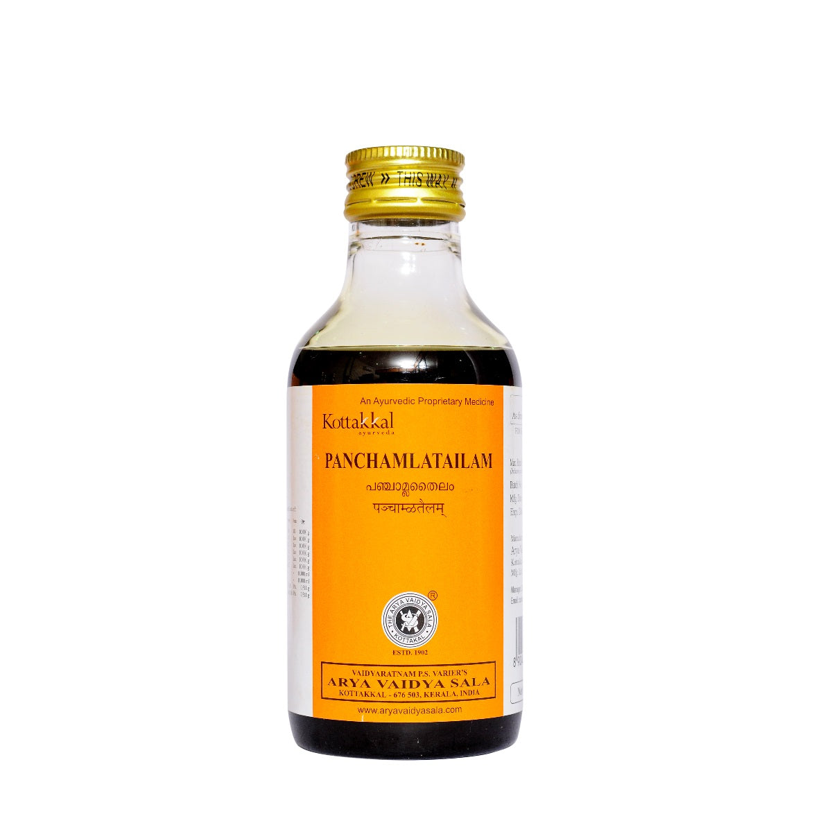 Kottakkal Ayurvedic Panchamla Tailam Oil 200ml