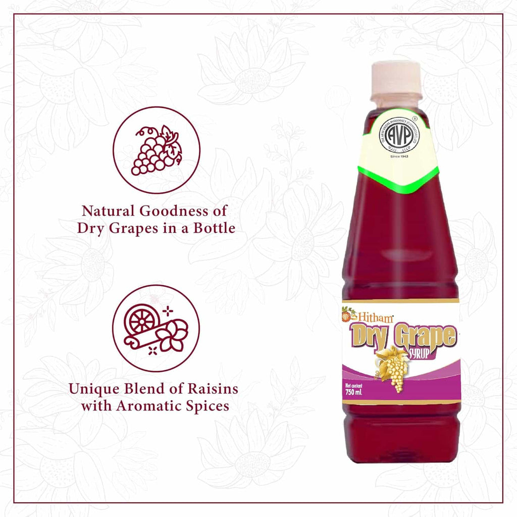 AVP Ayurvedic Grape Syrup 750ml