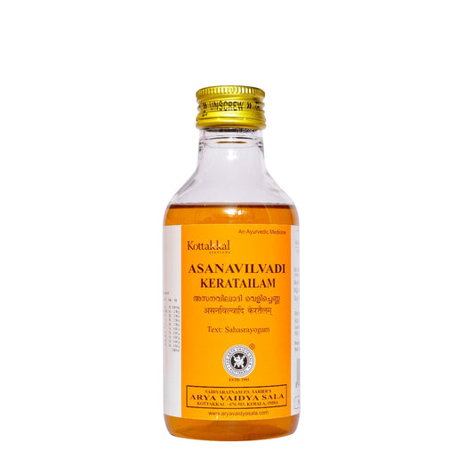 Kottakkal Ayurvedic Asanavilwadi (Asanavilvadi) kera Tailam Oil 200ml