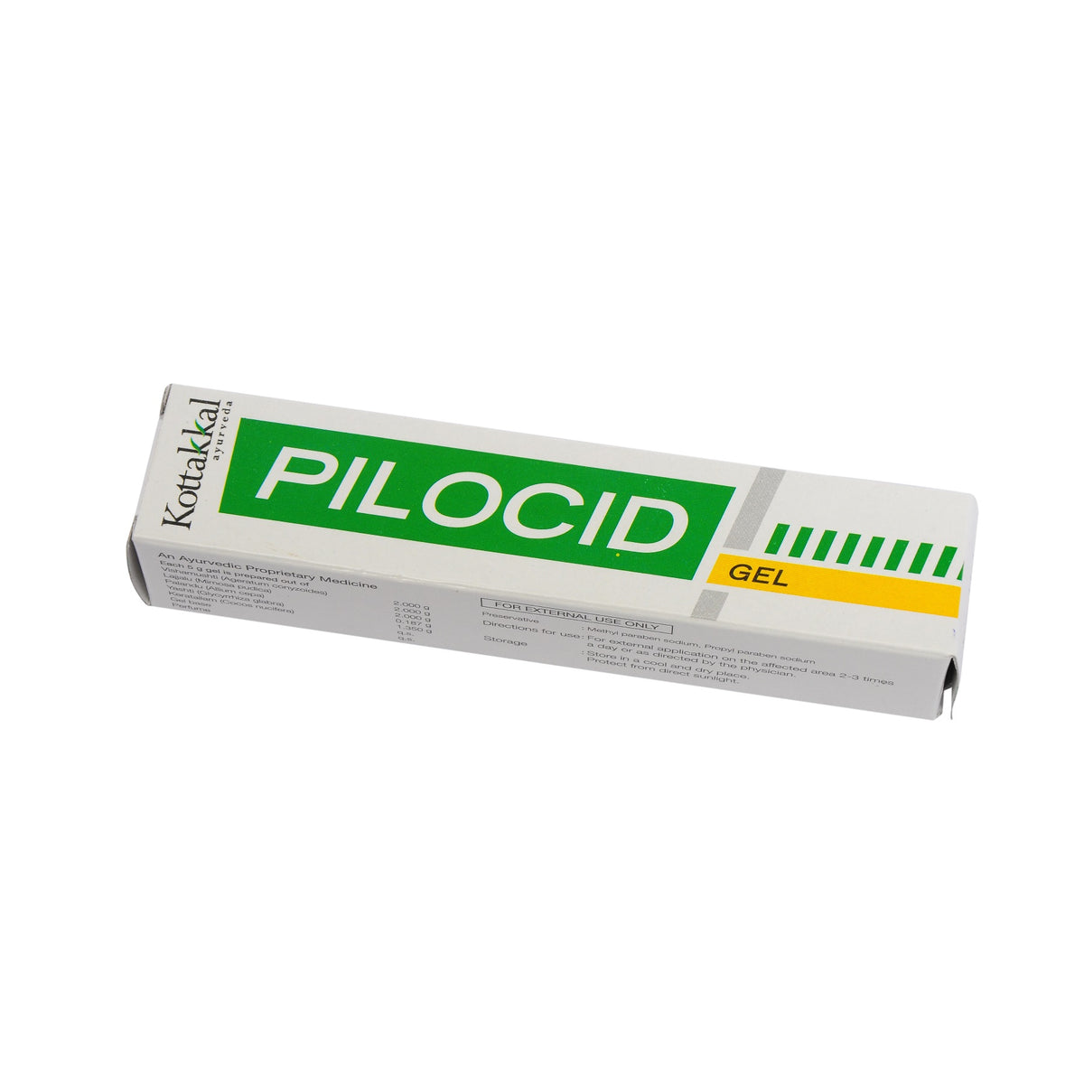 Kottakkal Ayurvedic Pilocid Gel 2 X 25g