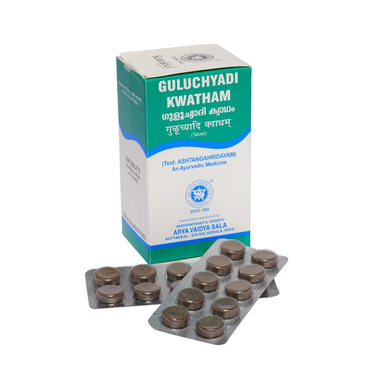 Kottakkal Ayurvedic Guluchyadi Kwatham 100 Tablets