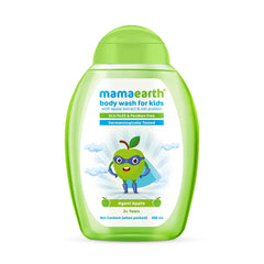 Mamaearth Agent Apple Body Wash for Kids with Apple and Oat Protein 300ml