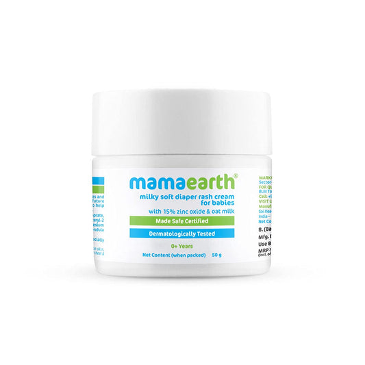 Mamaearth Milky Soft Diaper Rash Cream for Babies 50g